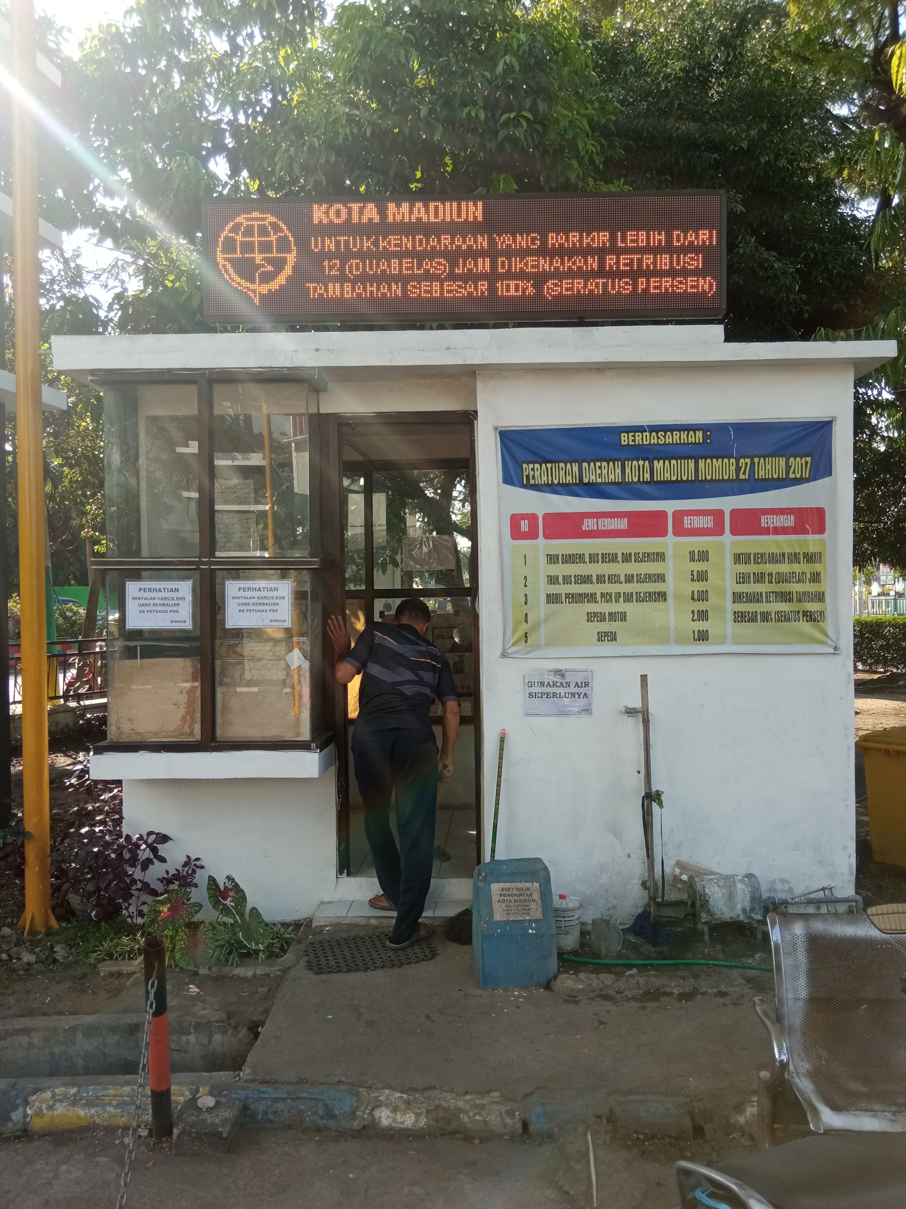 2023 - Pengadaan dan Pemasangan Running Text Parkir Terminal Cargo Kota Madiun